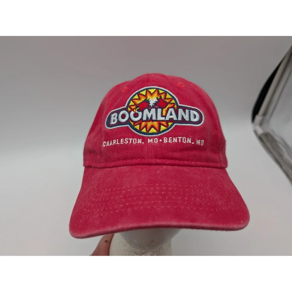 Boomland Missouri Souvenir Hat Red Embroidered Baseball Cap Real Time Products